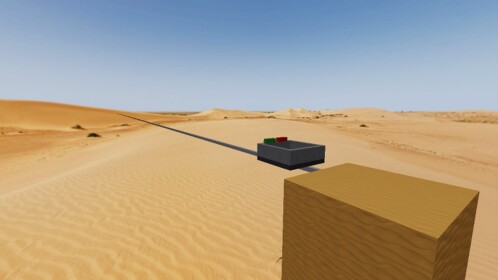 Ride A Platform Into The Infinite Desert Void