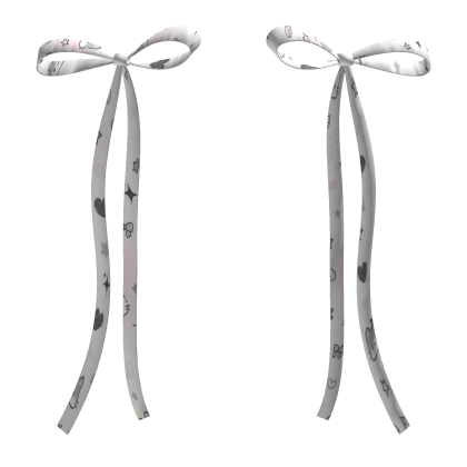 Cute Coquette Polka Dot Hair Ribbon Bow