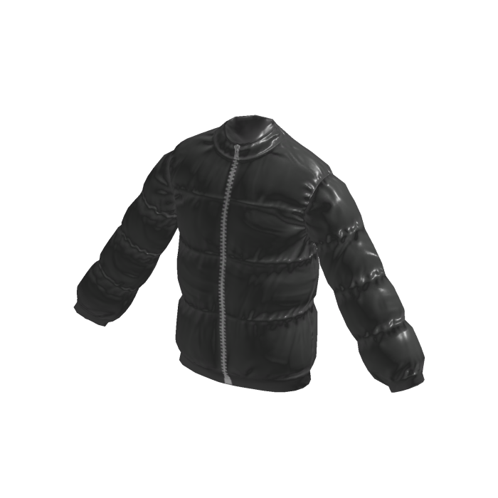 Dark Grey Puffer Jacket
