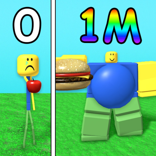Every Click +1 Eat 🍔 official Roblox game thumbnail