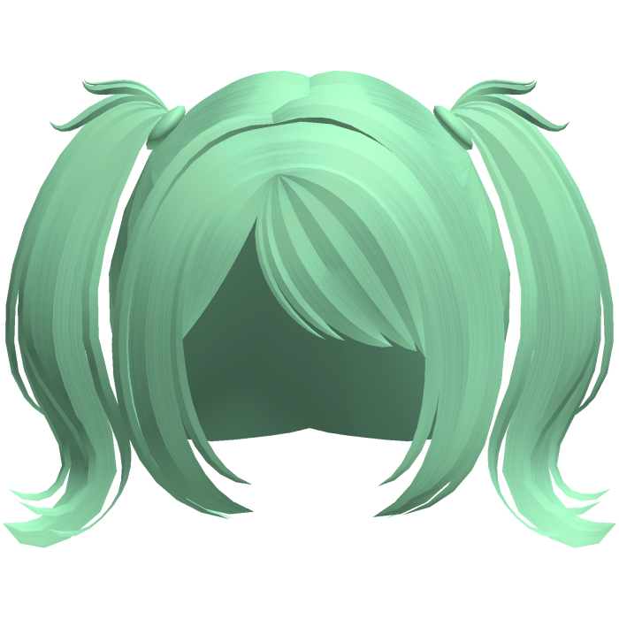 green cutecore moe protagonist pigtails