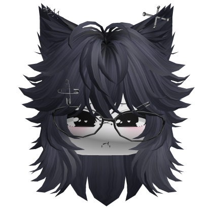 Moe Furry Wolfcut (Dark Blue)