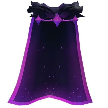 Black and Purple Royal Cape