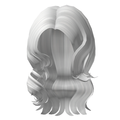 White Popstar Cute Girl Hair Roblox item