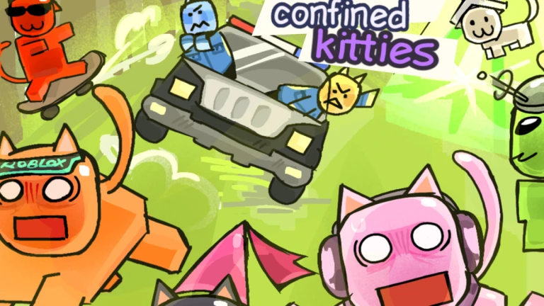 confined kitties !