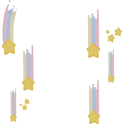 Decora Pastel Colorful Cute Falling Stars Aura Roblox item