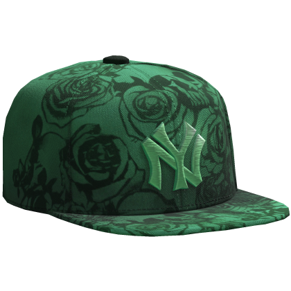 Green Rose NY Sidewept Fitted Cap Roblox item