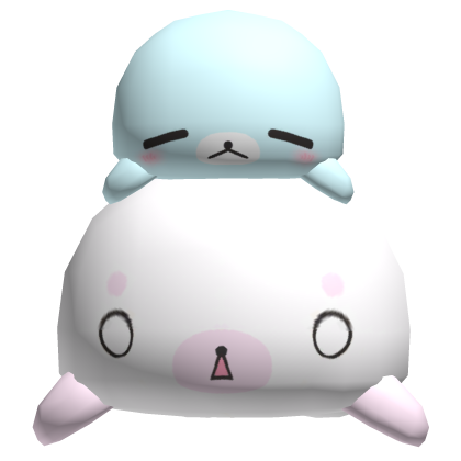  ♡ ꒰ multi stacked chubby seals on head ꒱ ♡
