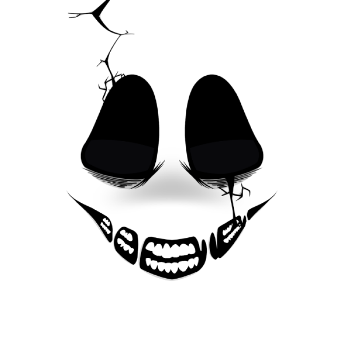 Gaster Face Creepy Roblox decal