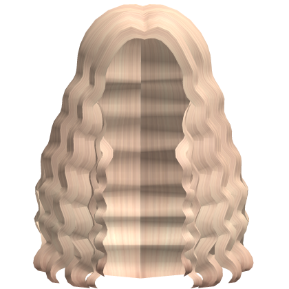 Curly Windy Long Wavy Girl Hair in Blonde Roblox item