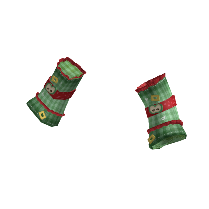 Ruffled Igari Apple Arm Warmers (Geen and Red) thumbnail