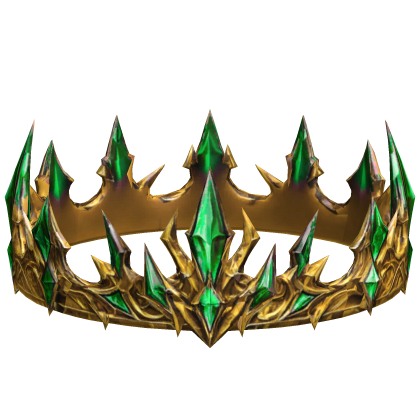 24k Gold Sharpest Emerald Crown Roblox item