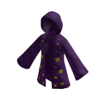 DPA Berenice Purple Fluffy Coat