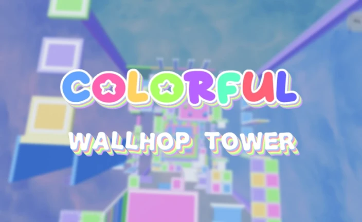 Colorful Wallhop Tower Roblox