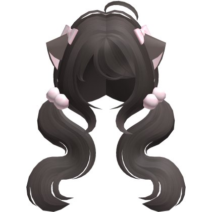 ♡ cat girl hime moe vkei pigtails in hazel brown