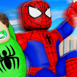 (Cart Ride Into) Spiderman Obby RP Miles Morales!