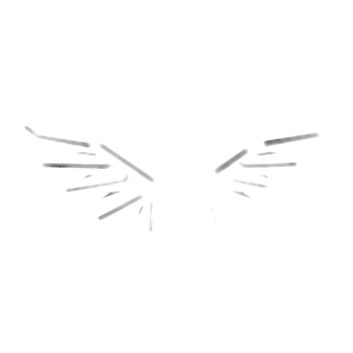 White And Black Glowing Neon Mecha Wings[EMISSIVE]
