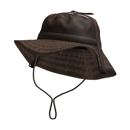 Brown Summer Bucket Hat Roblox item