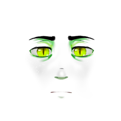 Male_Face_GREEN_SKIN Roblox decal