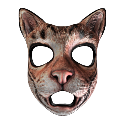 Bengal Cat Mask Spotted Brown Kitty