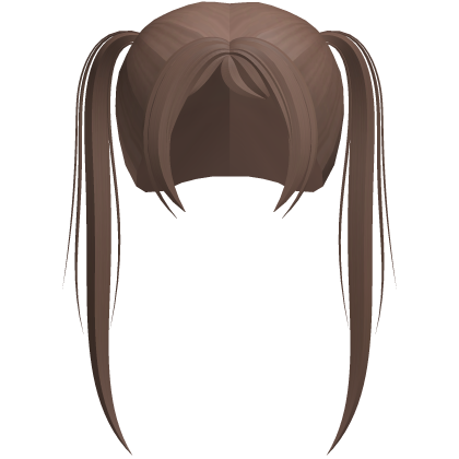 cute brown pigtails