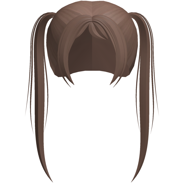 cute brown pigtails