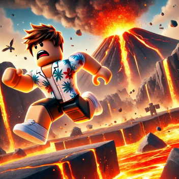 Escape the Volcano! Obby