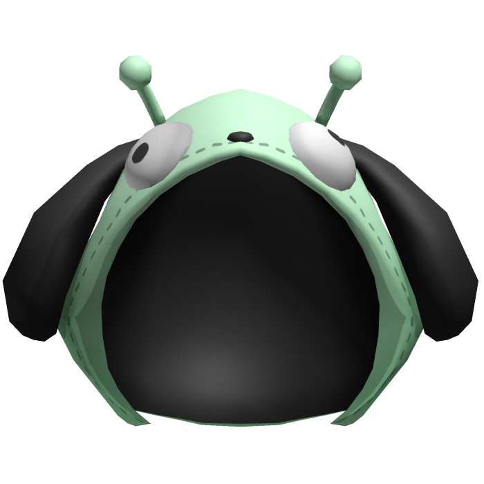 Green Invader Zim Gir Plush Hood