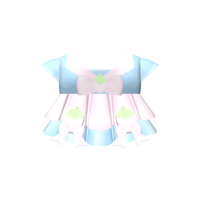 light blue sailor dress kawaii strawberry