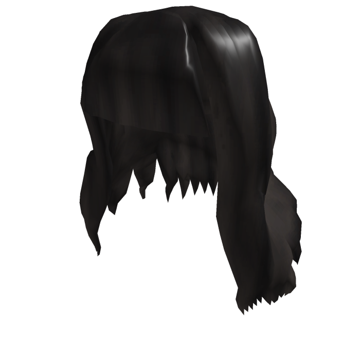 Black Long Waves with Bangs