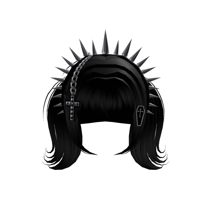 Black Spiked Gothic Pigtails