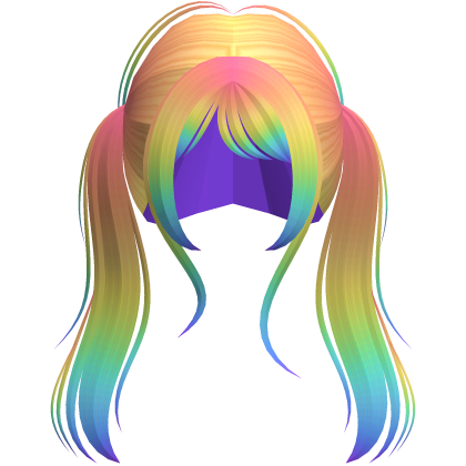 Long Cutecore Dolly Pigtails (Rainbow)