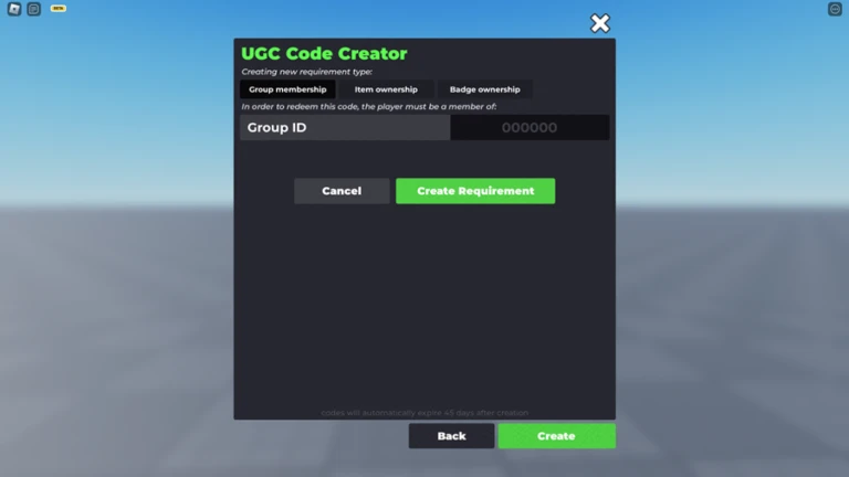 Flex UGC Codes - Roblox