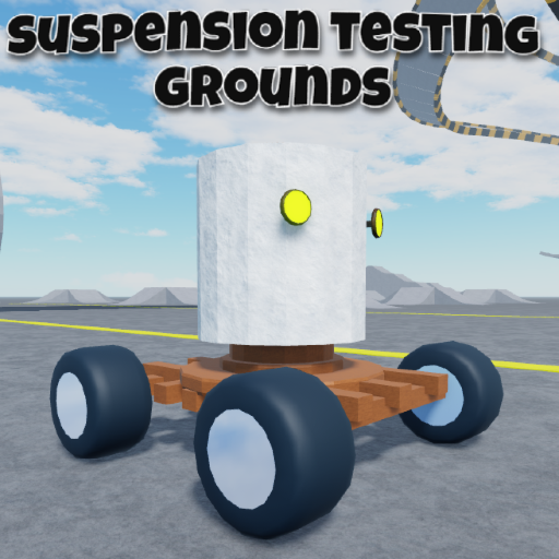 Suspension testing grounds - stunt ramp car drive official Roblox game thumbnail