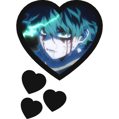 Izuku Midoriya Thinking Hearts My Hero Academia