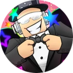You met the creator! Roblox badge thumbnail