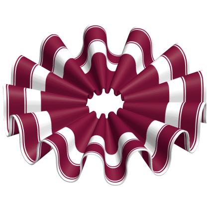 Maroon Clown Jester Ruffles Roblox item