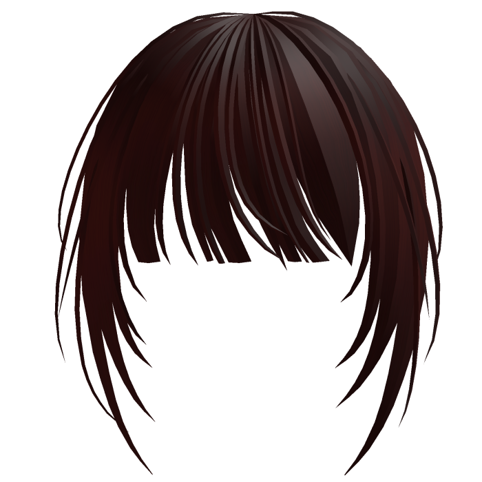 Hime Anime Wispy Emo Bangs (red)
