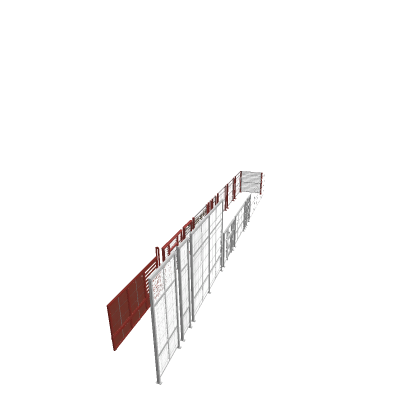 Industrial Security Fences Props
