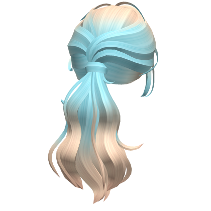 Wavy Layered Ponytail Hair Cotton Candy Roblox item