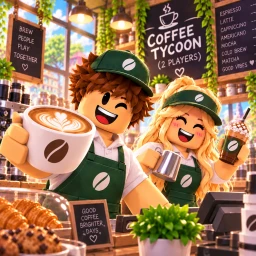 2 Player Coffee Shop Tycoon icon