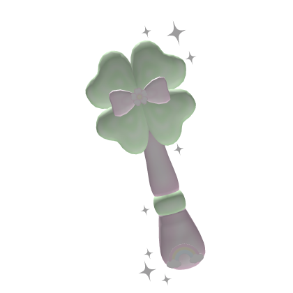 ☘︎  °｡﹒dainty pastel clover wand