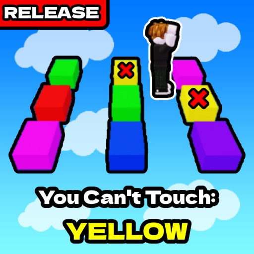 Obby But You Can't Touch A Color official Roblox game thumbnail