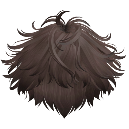 Messy Fluffy Wavy Boy Hair (Brown) Roblox item