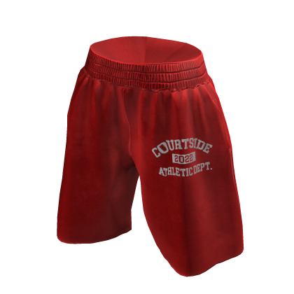courtside - long shorts [red]