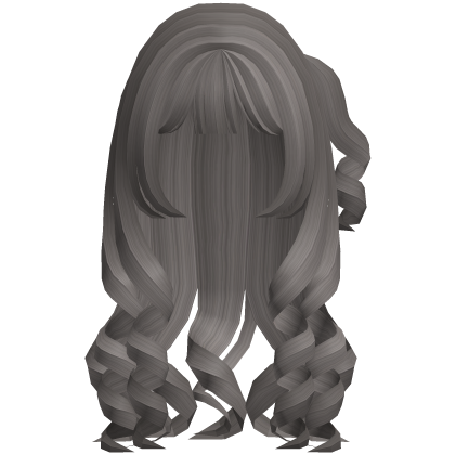 swirly curled kawaii cute side pigtail ash 