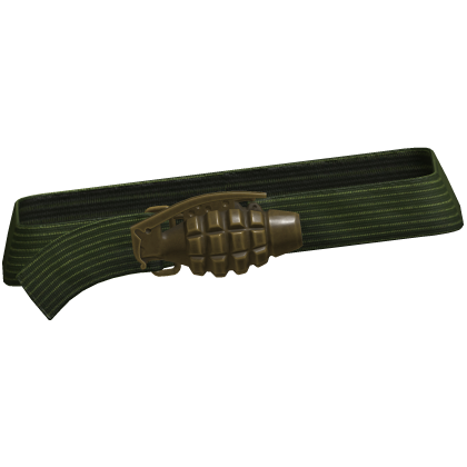Y2k Grunge Grenade Belt Green 3.0