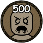 Reach Day 500 Roblox badge thumbnail