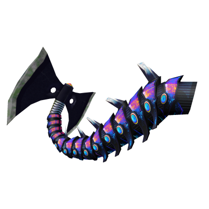 Iridescent Rainbow Mech Cyberpunk Tail