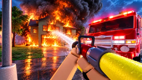 Firefighting Sim Roblox game thumbnail